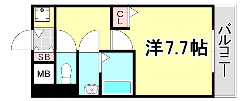 レジデンス神戸レガーロの間取り写真