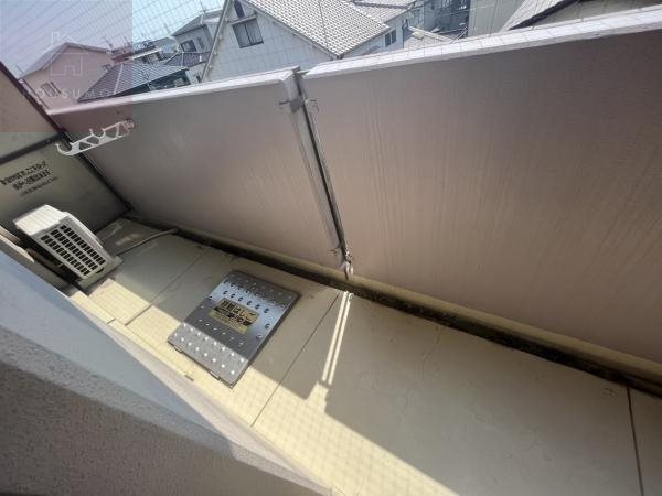 バルコニー　開放的で明るい空間を演出してくれるバルコニーです