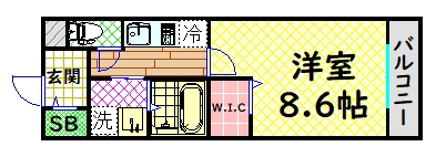 ハイブリッジの間取り写真