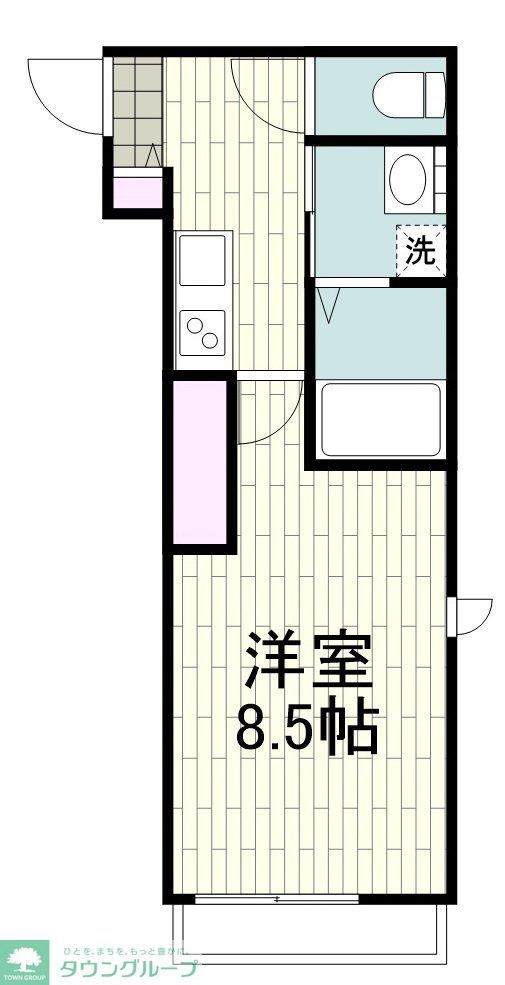 La fontaine 横浜/鶴見の間取り写真