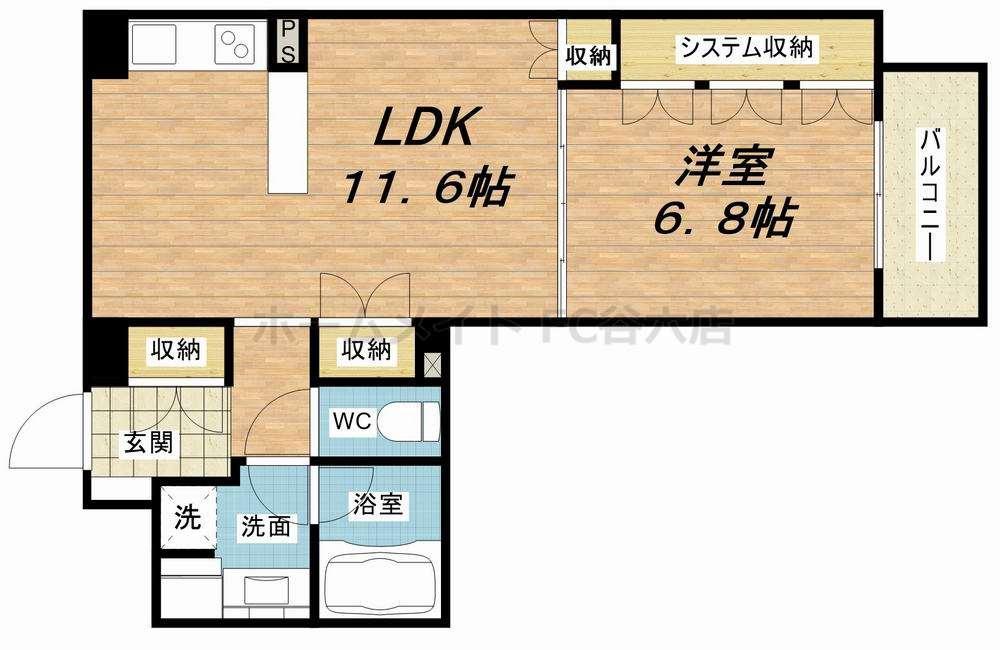 ビエラコート内久宝寺の間取り写真