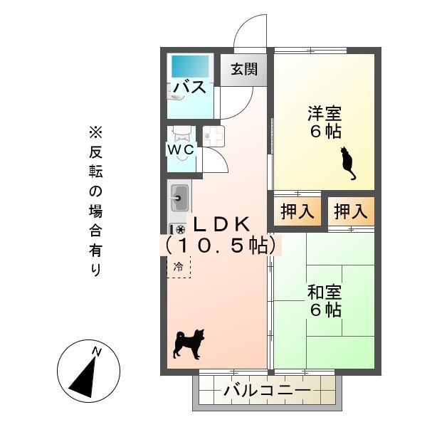 しなの鉄道 小諸駅 徒歩20分 4階建 築38年の間取り写真