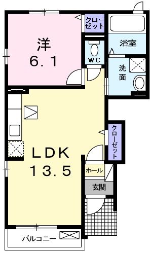 ＪＲ釜石線 松倉駅 徒歩9分 2階建 築16年の間取り写真