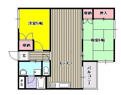 グランデュール後楽園の間取り写真