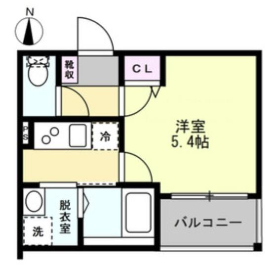 ベイルーム大和南の間取り写真
