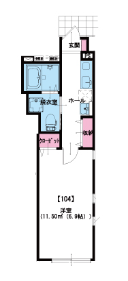 フォレストハウス方南町の間取り写真