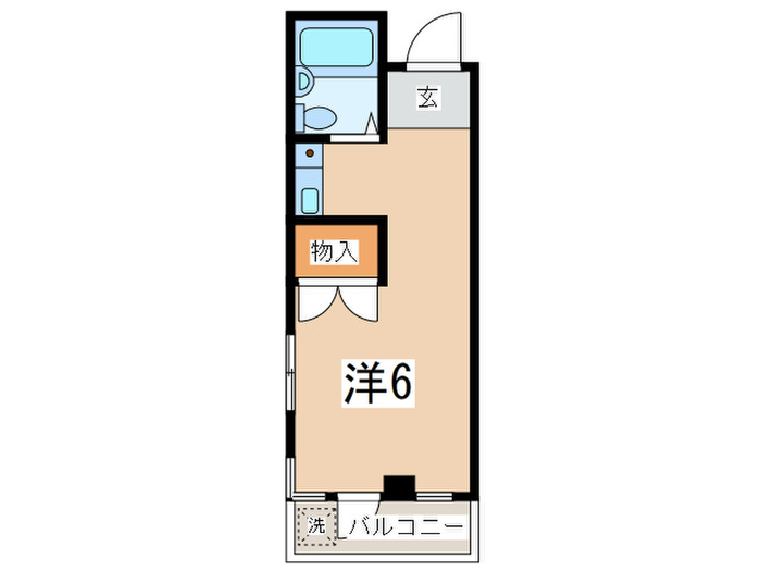 カメヤハイツの間取り写真