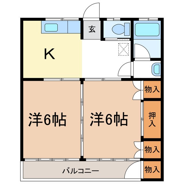 メゾン柳原の間取り写真