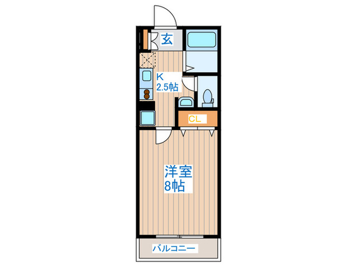 アルス浜田山の間取り写真