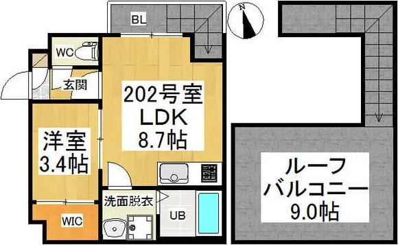 Grandtic Solistの間取り写真