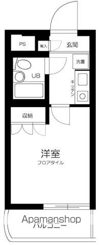 京王井の頭線 高井戸駅 徒歩8分 4階建 築41年の間取り写真
