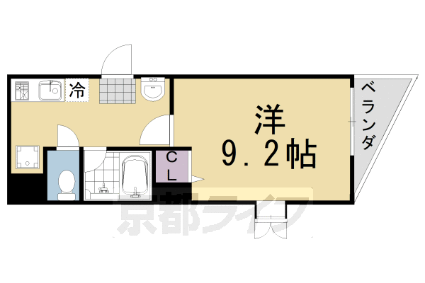 阪急京都線 桂駅 徒歩32分 5階建 築28年の間取り写真