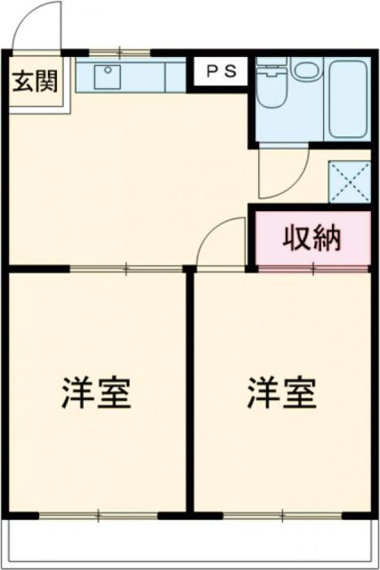 小比企マンションの間取り写真