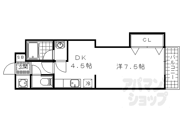 CUREZZA山科の間取り写真