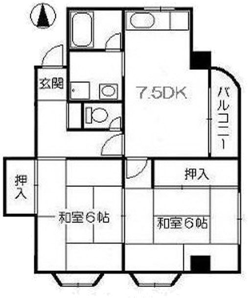 千足金広ビルの間取り