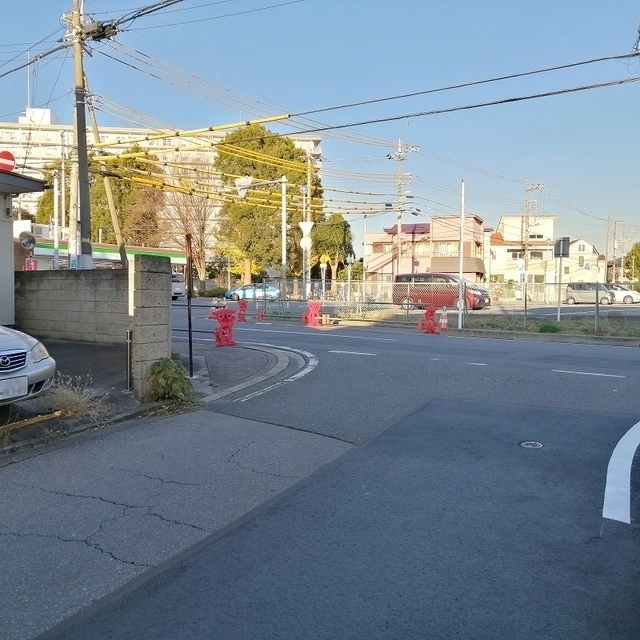 眺望　前面道路