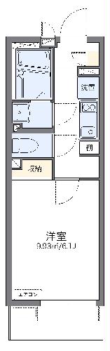 レオネクストＨＡＮＡＷＡＤＡの間取り