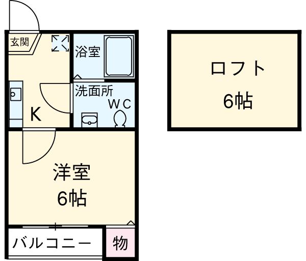 ｓｔａｇｅ瓢箪山の間取り