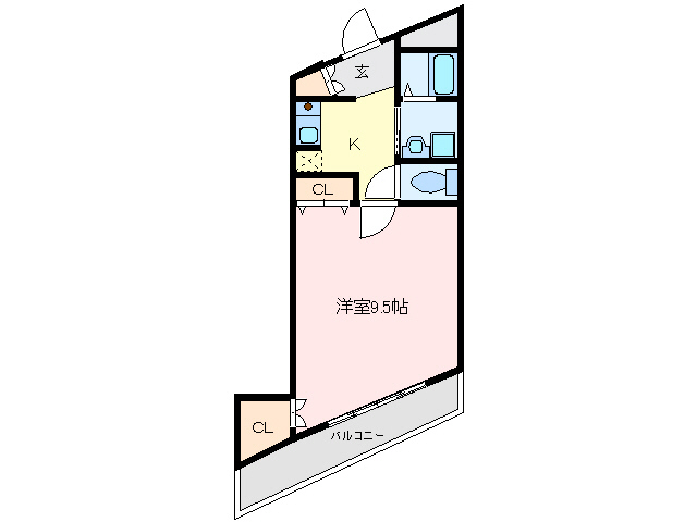 白子駅前ビルの間取り