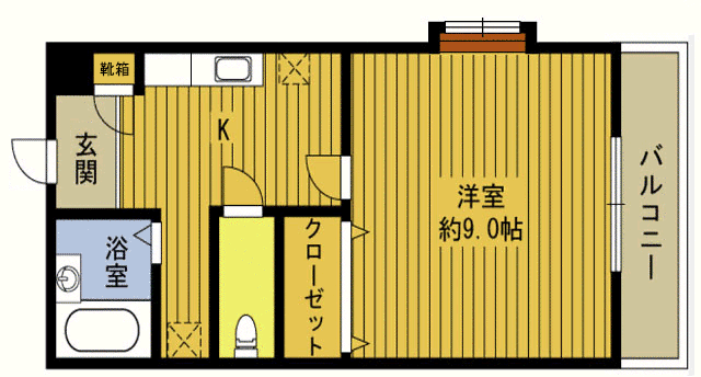 ベネフィックハイツＥＴＯの間取り