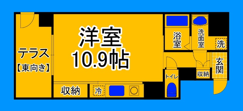 堺市堺区向陵中町のマンションの間取り