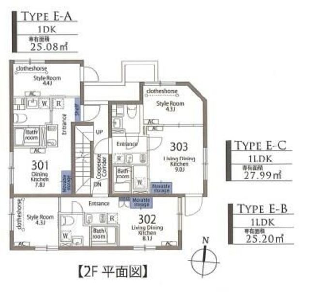 アヴァンタージュ中野ＥＡＳＴの間取り