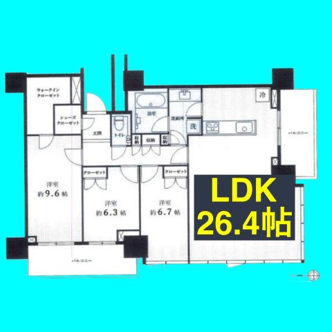 グランドメゾン御園座タワーの間取り