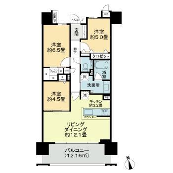 サーパス城東小ウエストスクエアの間取り