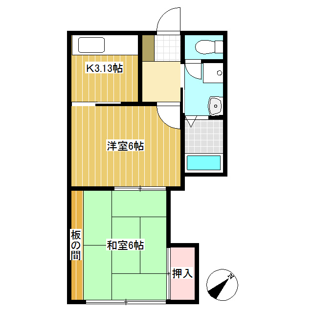 天神クレストの間取り