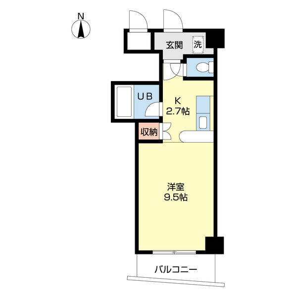 αNEXT北15条の間取り