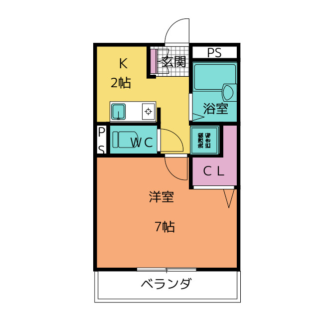 メゾンハーバルの間取り