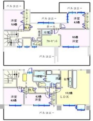 サムティレジデンス東山公園の間取り