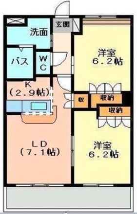 サンライズ・ガーデンの間取り