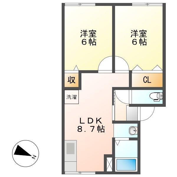 サンコーポアッチの間取り