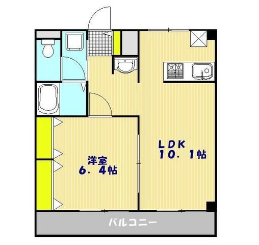 川口市戸塚東のマンションの間取り