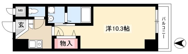 本州守山ビルの間取り