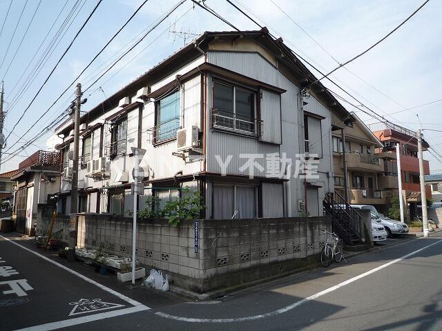 大田区大森東のアパートの建物外観