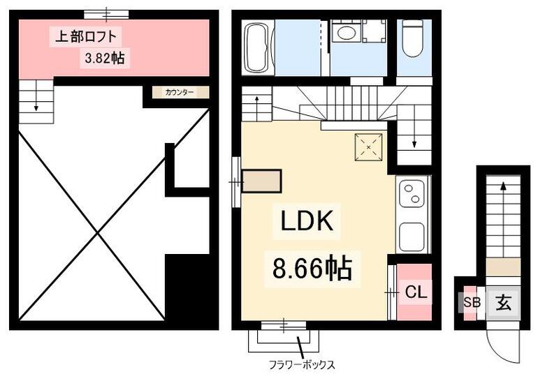 パークフロント清明山の間取り