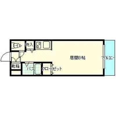 函館市大手町のマンションの間取り