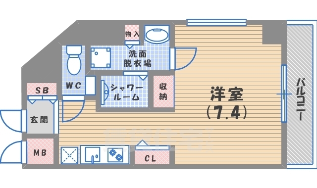 DAIWA　RESIDENCE　IBARAKIの間取り