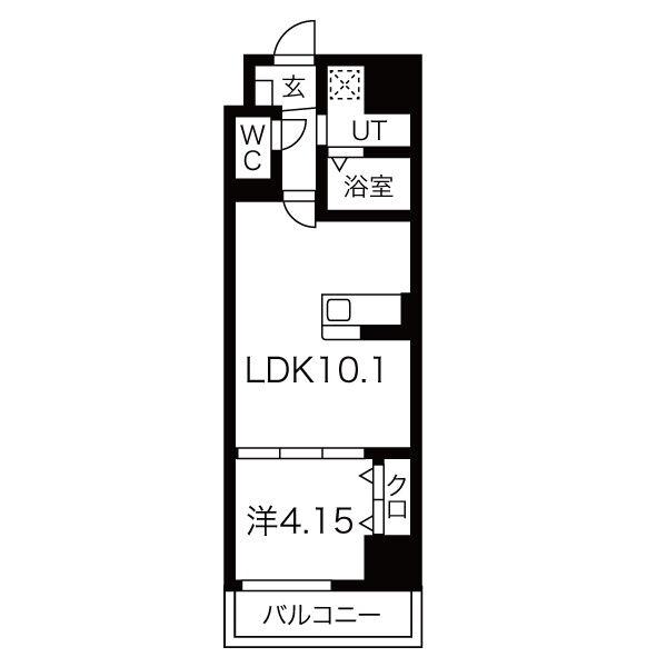 ＦＲＥＥＤＯＭ　ｒｅｓｉｄｅｎｃｅ堺大小路の間取り