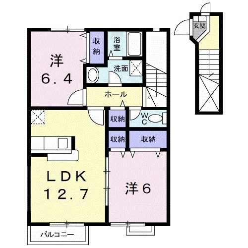 【ロマネコンティIIIの間取り】