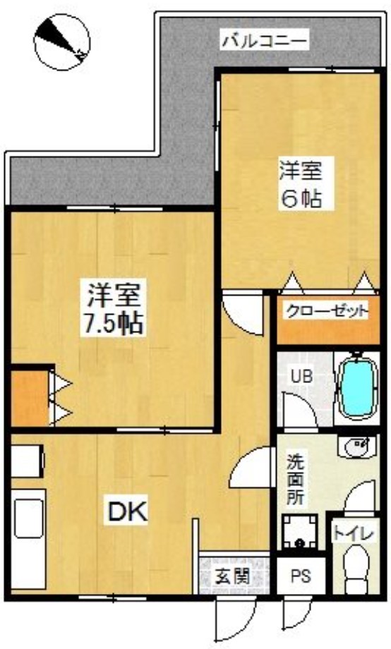 第二セーフズマンションの間取り