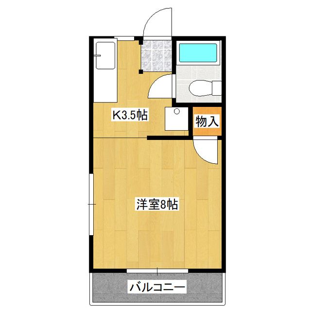 Ｒ＆Ｙ吉沢Ａ棟の間取り