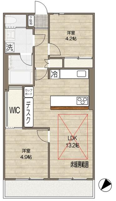 晴海アイランドトリトンスクエアビュータワーの間取り