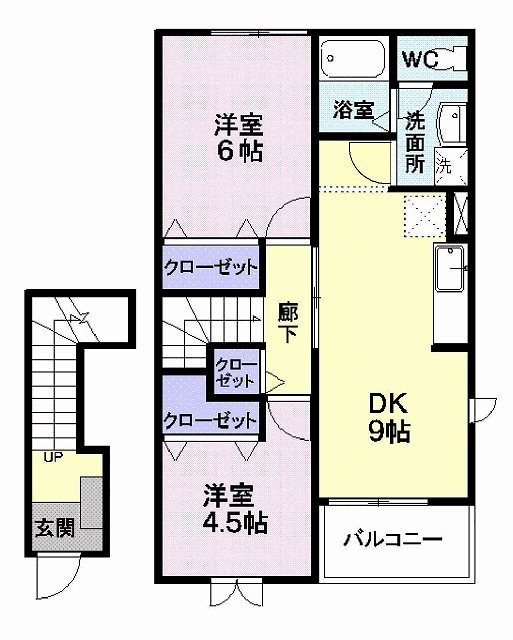 【メゾン・サンパティークの間取り】