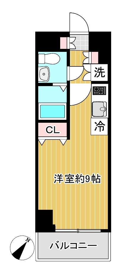 グランフォース横浜関内の間取り