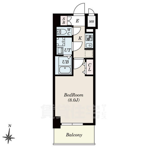 S-RESIDENCE堀田North2の間取り