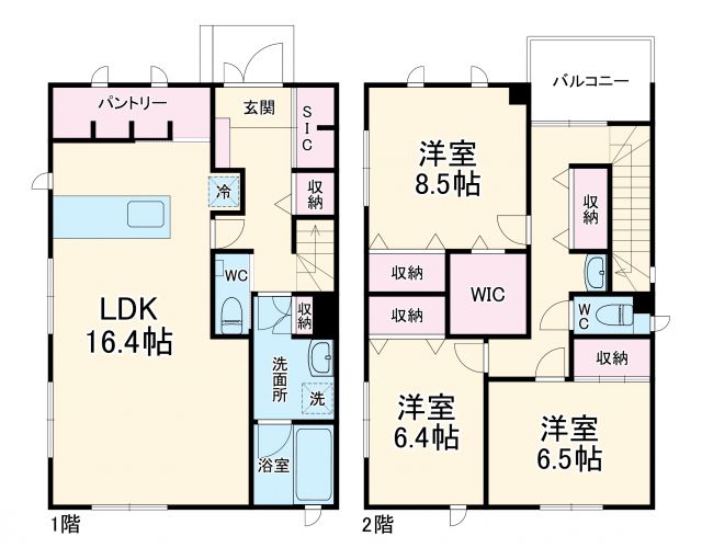 松が丘4丁目戸建の間取り