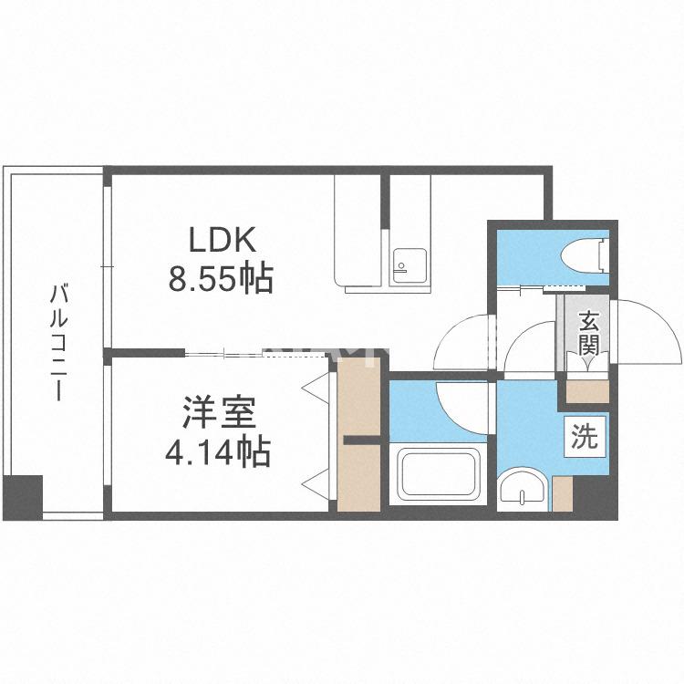 プレジオ城北の間取り